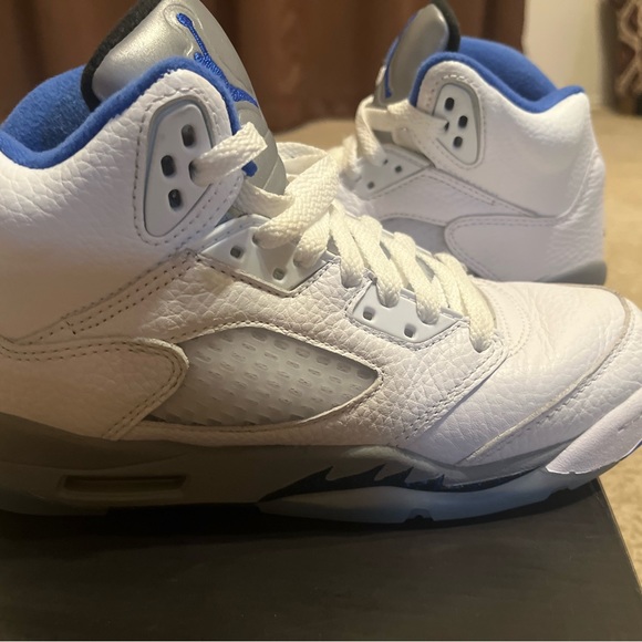 Air Jordan retro white gray and blue - Picture 7 of 8